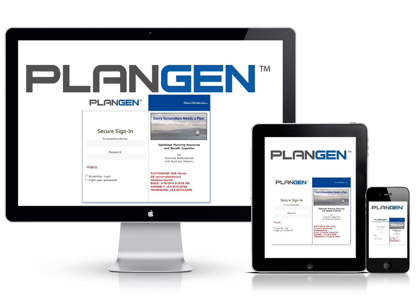 PlanGen works across desktop and mobile devices.
